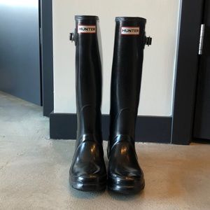 Hunter Classic Tall Black Gloss Boot